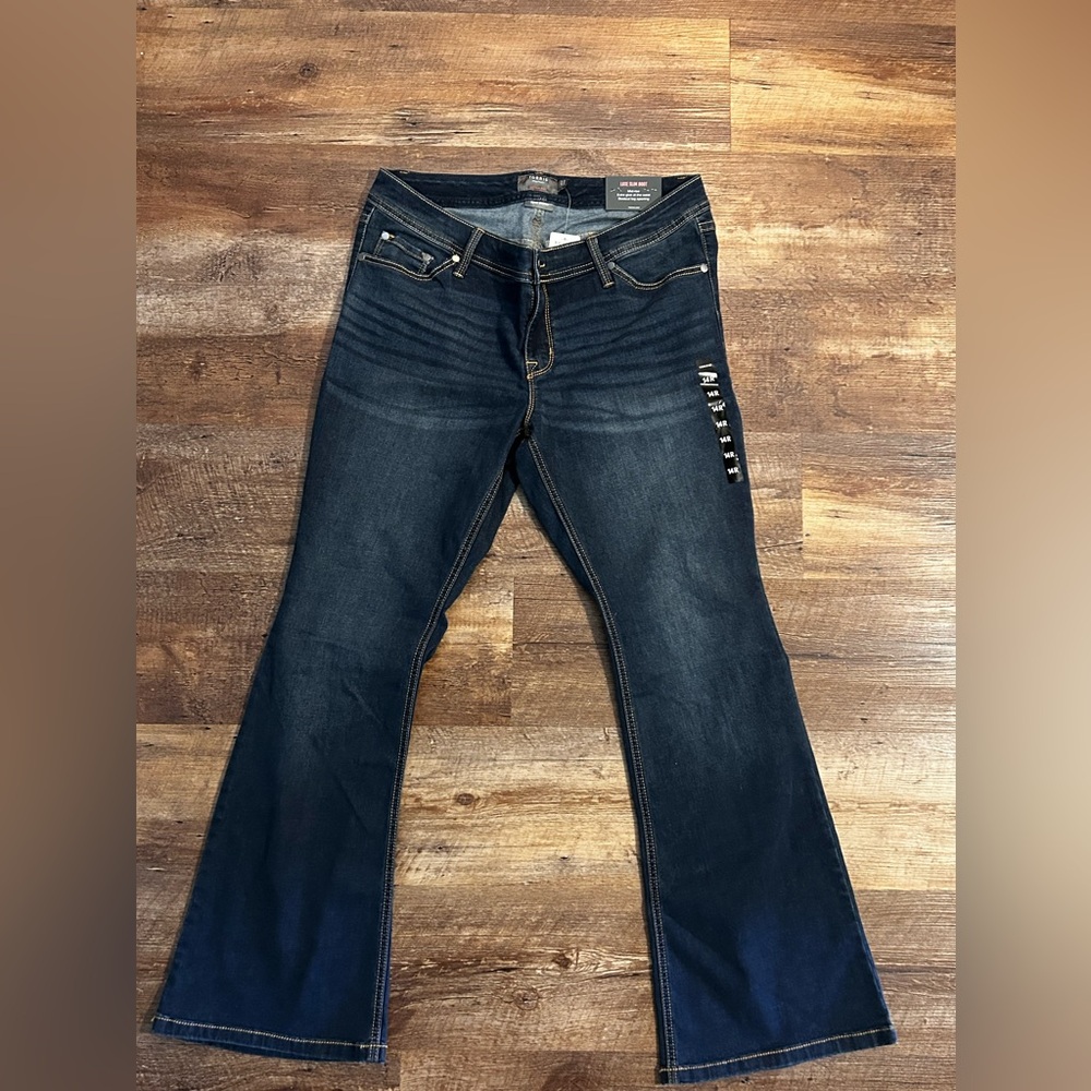 Women's Dark Blue Flared Jeans
